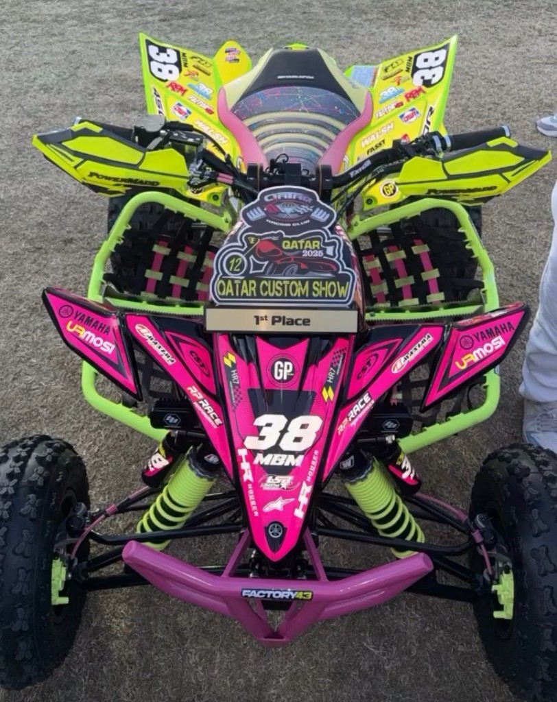 First place ATV at Custom Show Qatar